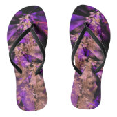 Tongs Feuilles violettes (Semelle)