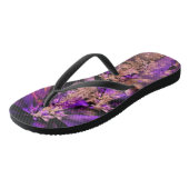 Tongs Feuilles violettes (Incliné)