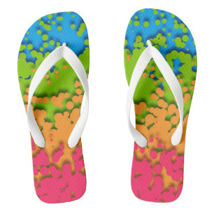 Tongs Fière de Groovy Rétro Bubbly Trippy Funky Panroman