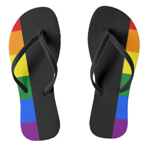Tongs Fierté arc-en-ciel