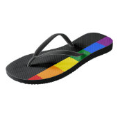 Tongs Fierté arc-en-ciel (Incliné)