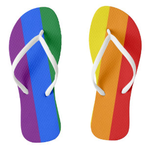 Tongs Fierté arc-en-ciel