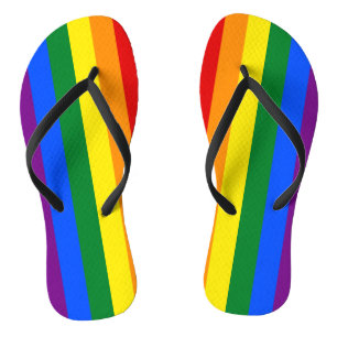 Tongs Fierté arc-en-ciel