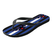 Tongs Fierté de l'aigle en cuir (Incliné)