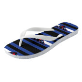 Tongs Fierté de l'aigle en cuir (Incliné)