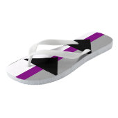 Tongs Fierté demisexuelle (Incliné)
