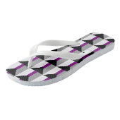 Tongs Fierté demisexuelle (Incliné)