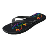 Tongs Fierté gay gothique (Incliné)