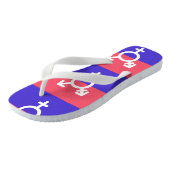 Tongs Fierté trigender (Incliné)