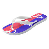 Tongs Fierté trigender (Incliné)