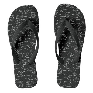 Tongs Figures et équations géométriques de maths
