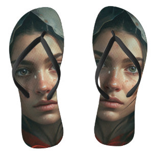 Tongs Fille à capuchon de pluie