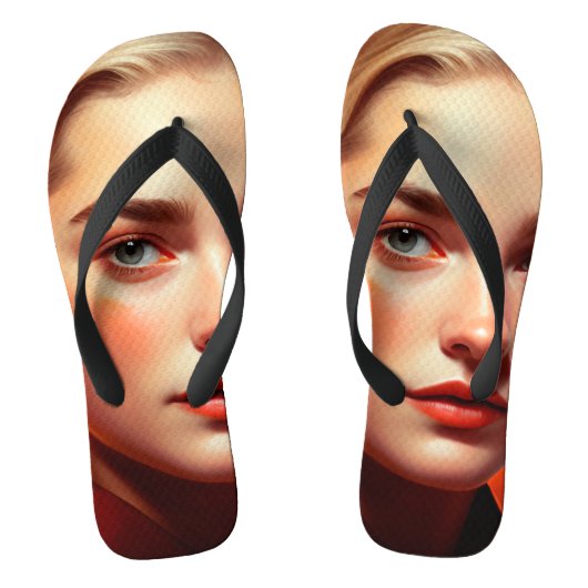 Tongs Fille aux yeux bleus (Semelle)