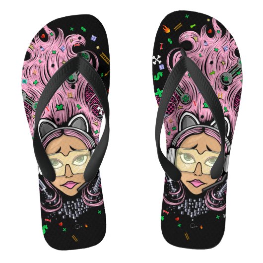 Tongs Fille Gamer (Semelle)