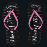 Tongs Fille personnalisée d'honneur ROBE ou toute couleu<br><div class="desc">Motif Blancs et Blancs - Changez dans N'importe quelle couleur en cliquant sur personnaliser. Et dis tout ce que tu veux. Faites-en un de ces flip flops qui ont VOTRE message sur eux. Parlez de la plage ! Personnalisé avec votre nom ou quelque chose et titre ou votre texte ici....</div>