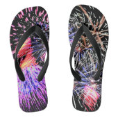 Tongs Fireworks, Patriotique, Adulte de vacances (Semelle)