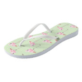 Tongs FLAMANT ROSE PARK MINT Slim Strap FlipFlops Thongs (Incliné)