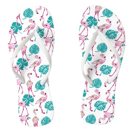Tongs Flamants roses roses (Semelle)