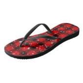 Tongs Flammes de neige Plaid Buffalo (Incliné)