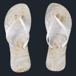 Tongs Flèches Mariages Fleurs blanches<br><div class="desc">Les tongs Mariages Flowers blancs sont maintenant disponibles!</div>