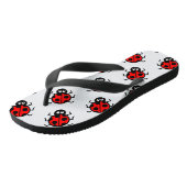 Tongs Flèches Motifs de Ladybird (Incliné)