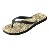 Tongs Flèches Motifs géométriques Gold (Incliné)