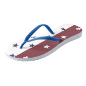 Tongs Flèches rouges-blanches-bleues (Incliné)