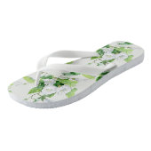 Tongs Fleur blanche (Incliné)