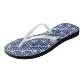 Tongs fleur blanche de vie (Incliné)