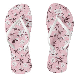 Tongs Fleur de cerisier blanc