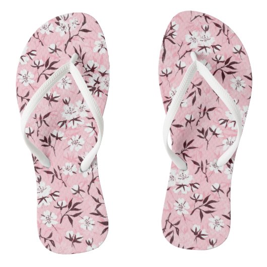 Tongs Fleur de cerisier blanc (Semelle)
