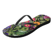 Tongs Fleur de Prairie Rose Insulaire (Incliné)
