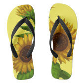 Tongs fleur de soleil nature fleurie jaune (Semelle)