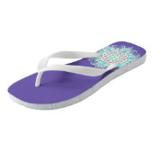 Tongs Fleur De Vie - Indien Mandala 2 (Incliné)