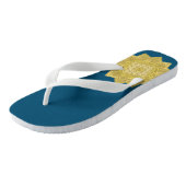 Tongs Fleur De Vie - Indien Mandala 4 (Incliné)