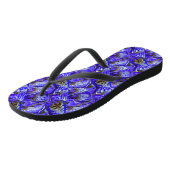 Tongs Fleur Iris Violet / Esthétique / Carrelé / (Incliné)