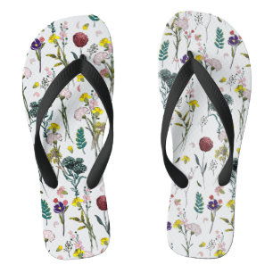 Tongs Fleur Sauvage Vibrante