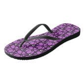 Tongs Fleur violette (Incliné)