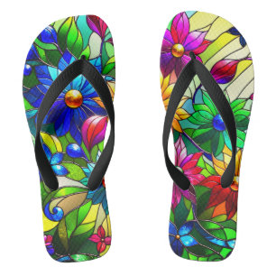 Tongs Fleurs