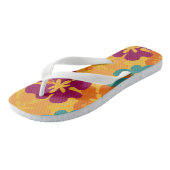 Tongs Fleurs d'Aloha (Incliné)