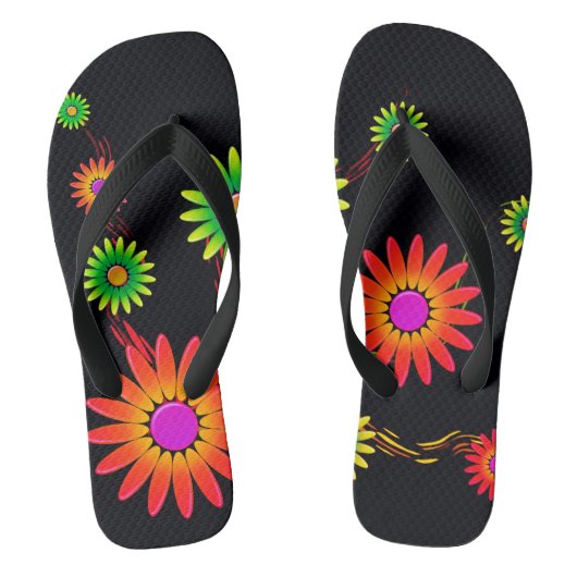 Tongs Fleurs d'art (Semelle)