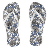 Tongs Fleurs de cendres blanches (Semelle)