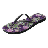 Tongs Fleurs de chardon (Incliné)