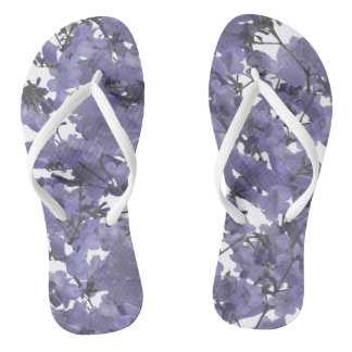 Tongs Fleurs de Jacaranda violettes sud-africaines