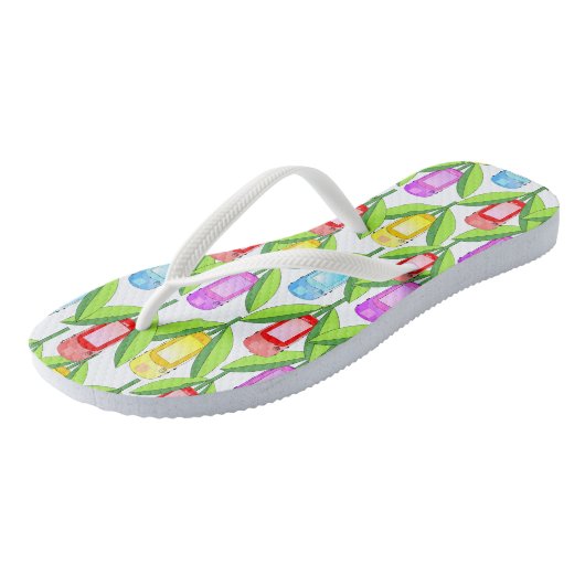 Tongs Fleurs GPS (Incliné)