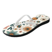 Tongs Fleurs pastel en fleurs (Incliné)