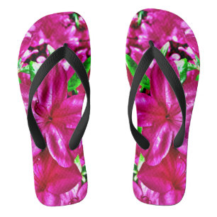 Tongs Fleurs Rose Tropical