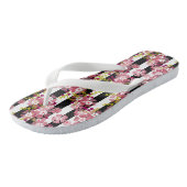 Tongs Fleurs roses (Incliné)