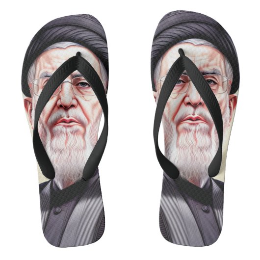 Tongs Flip Flop de l'ayatollah Khamenei (Semelle)