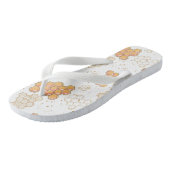Tongs Flip Flop en impression abstraite de nid d'a (Incliné)